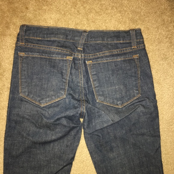 J Brand Dark Blue Mid Rise Skinny Leg Jeans - Picture 6 of 8